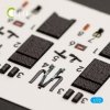 KELIK K72016 F-16I SUFA INTERIOR 3D DECALS FOR KINETIC KIT 1/72